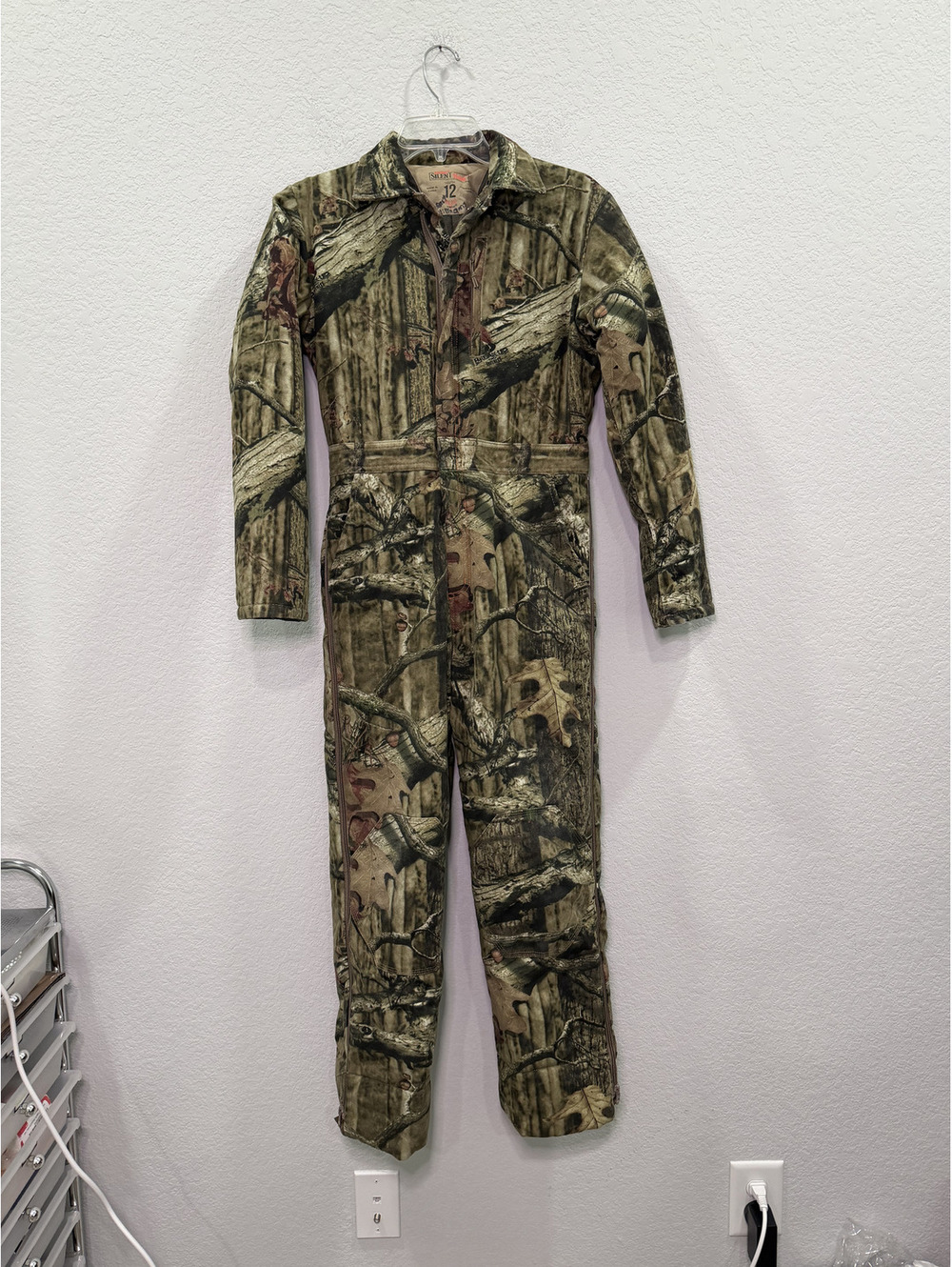 RedHead Silent-Hide Kids Hunting Camo Insulated Full Body Coveralls - Size 12